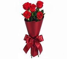 Букет 5 Красных роз Эдлесс Лав в Подкумке