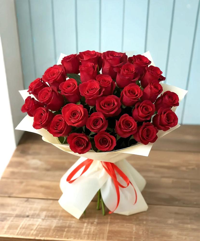 Букет 29 Красных роз в Подкумке