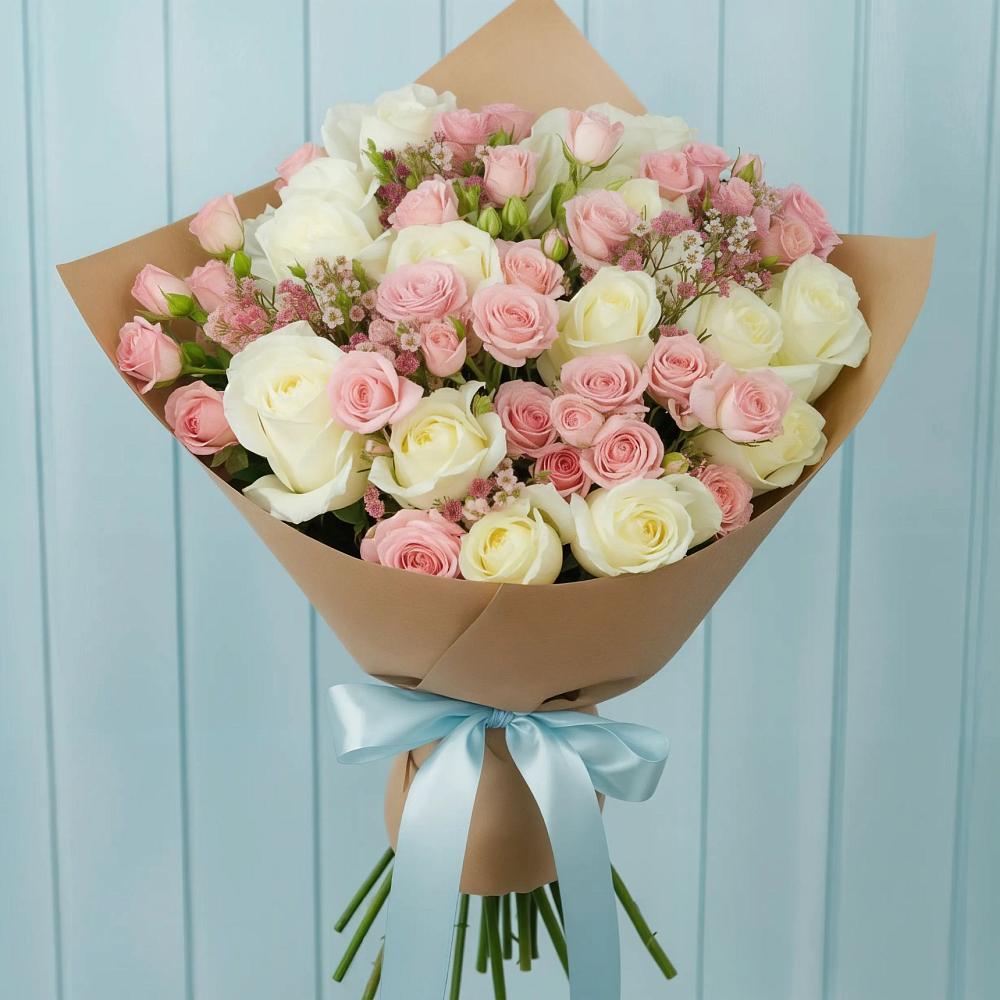Букет цветов из: Розы в Подкумке