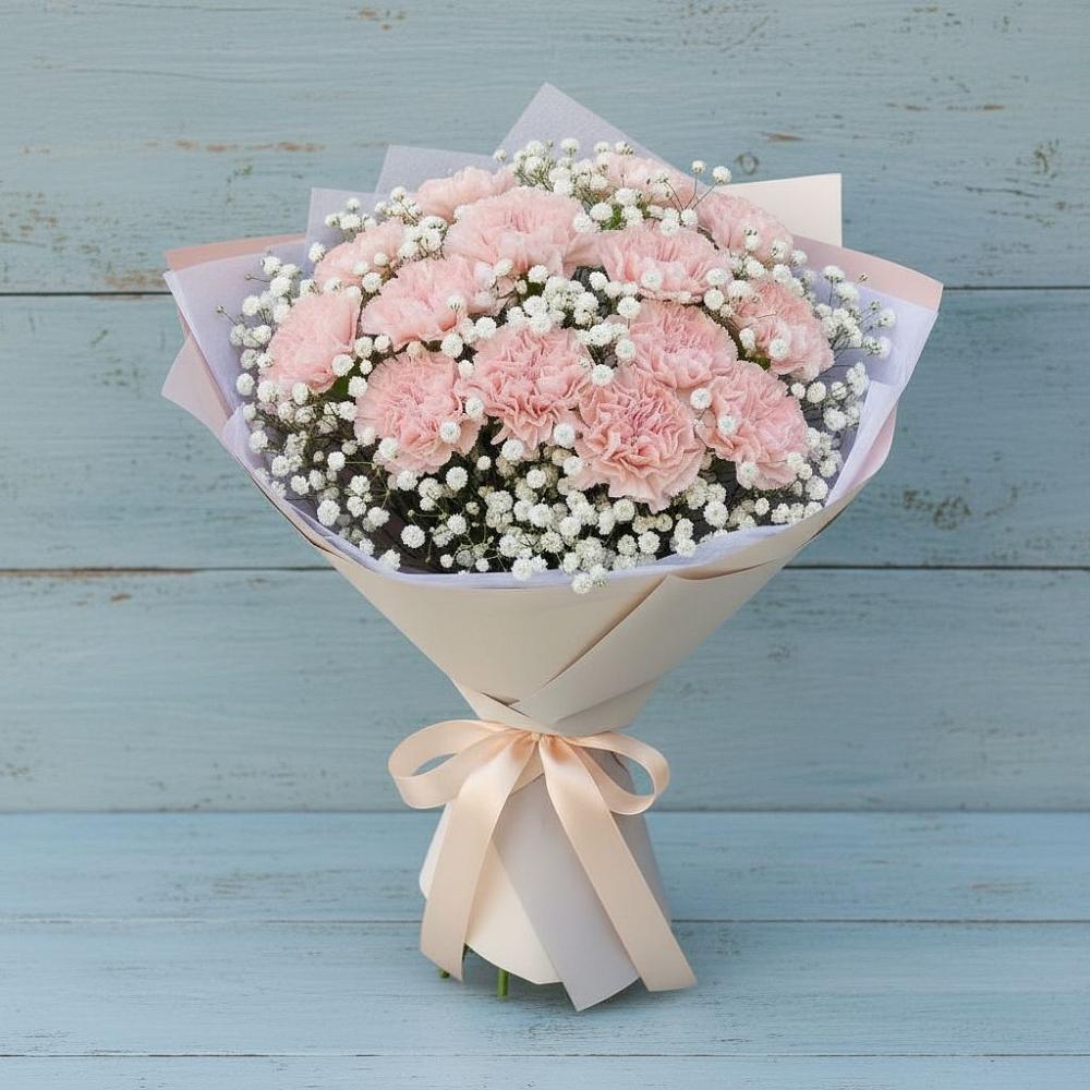 Букет цветов из: Гвоздики в Подкумке