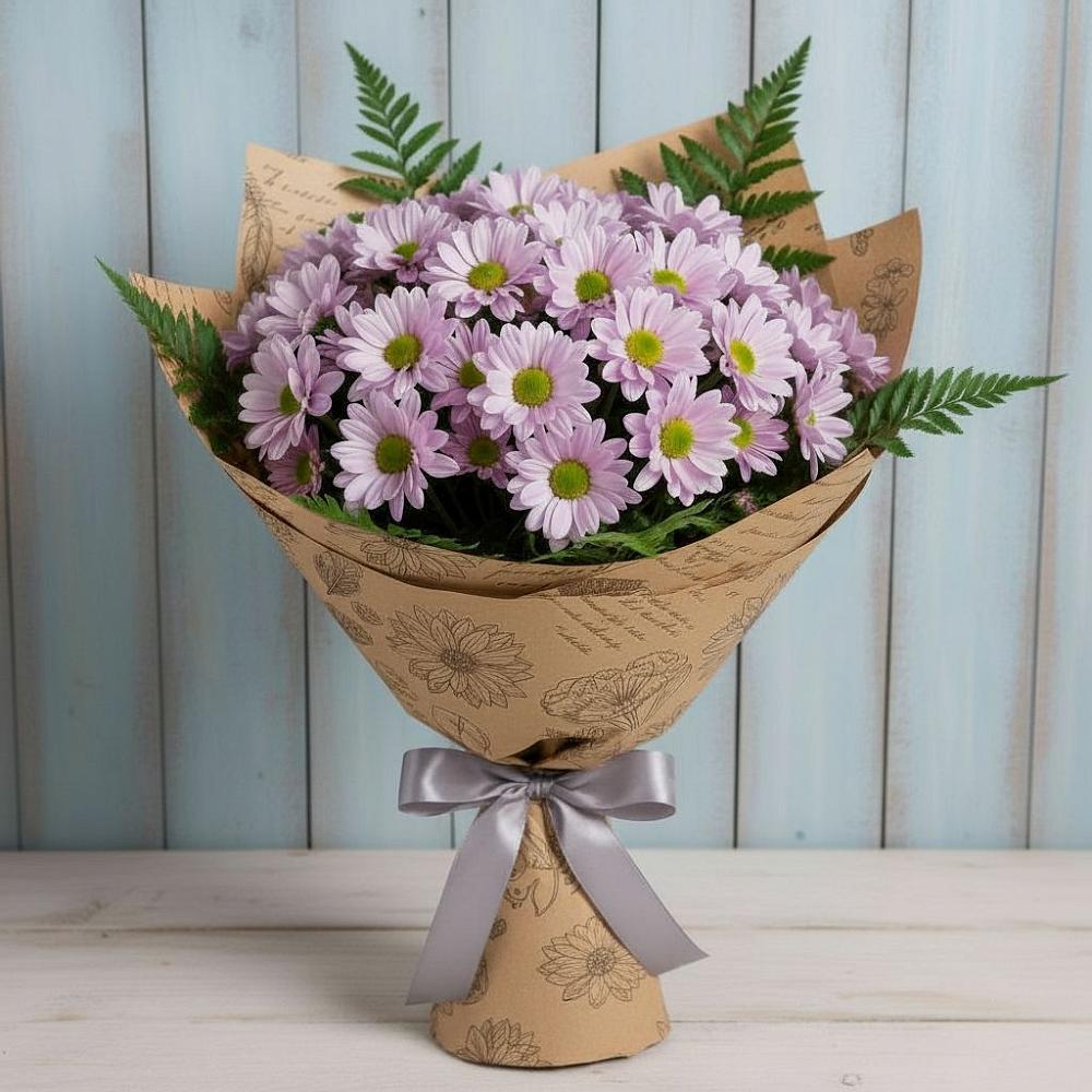 Букет цветов из: Хризантемы в Подкумке