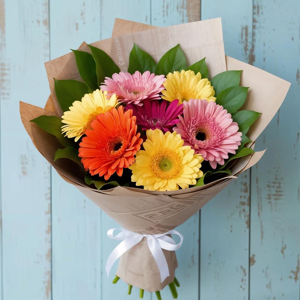 Букет цветов из: Герберы в Подкумке