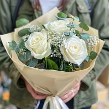 Букет Нежные грёзы в Подкумке Букет цветов из: Розы в Подкумке