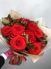 Букет цветов из:  Розы #REPLACE_PRED# Подкумке