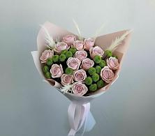 Букет цветов из:  Розы и Хризантемы в Подкумке