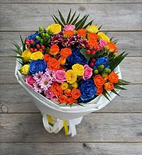 Букет цветов из:  Розы и Хризантемы #REPLACE_PRED# Подкумке