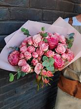 Букет розы в пальмах в Подкумке Букет цветов из: Розы в Подкумке