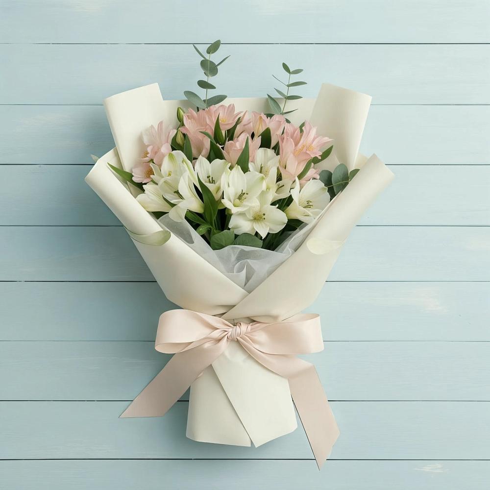 Букет цветов из: Альстромерии в Подкумке